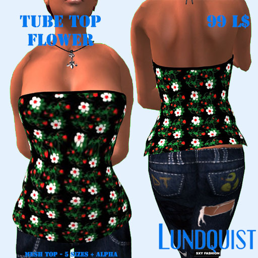 Lundquist Tube Top Flower