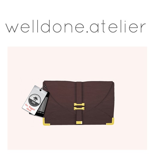 welldone.atelier /  Clutch / violet