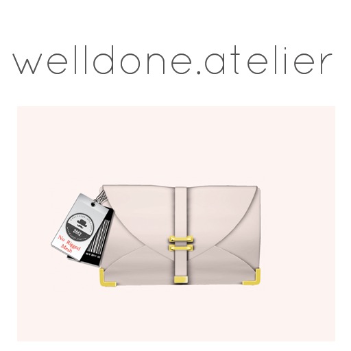welldone.atelier /  Clutch / white