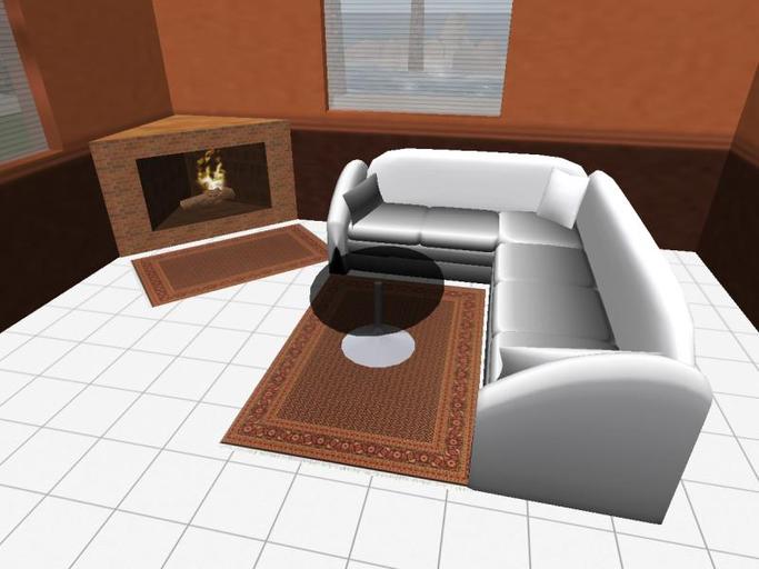 CORNER SOFA & FP & RUGS 27 PRIMS BOX
