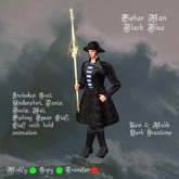 Fisher Man Black Blue
