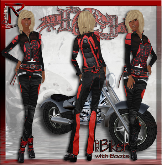 Biker2 with Boots - Ronjas RDesignS Collection by Ronja Pera
