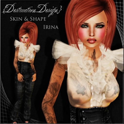***Destruction Design***Irina Skin&Shape+Stylingcard BOX