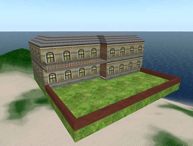 house 17  prims x 1024 sqm  skybox