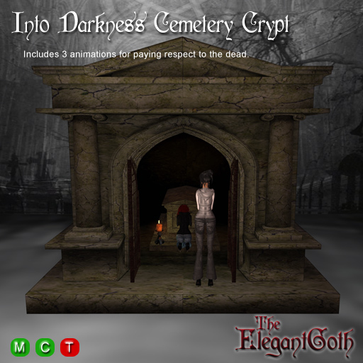 Into Darkness Cemetery Crypt Mesh/Sculpt