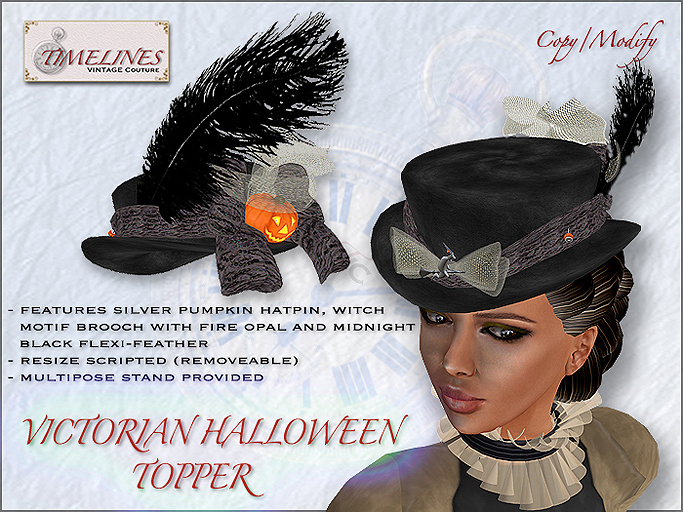 Timelines Victorian ladies Halloween topper (scripted)