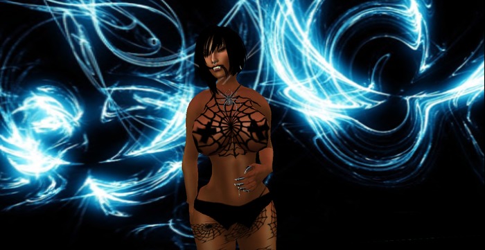 *Stop & Ink* Spiderweb Tease Outfit [PROMO]