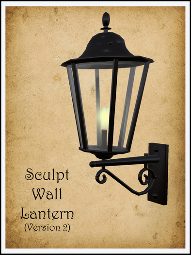 Sculpt Wall Lantern 2 v2