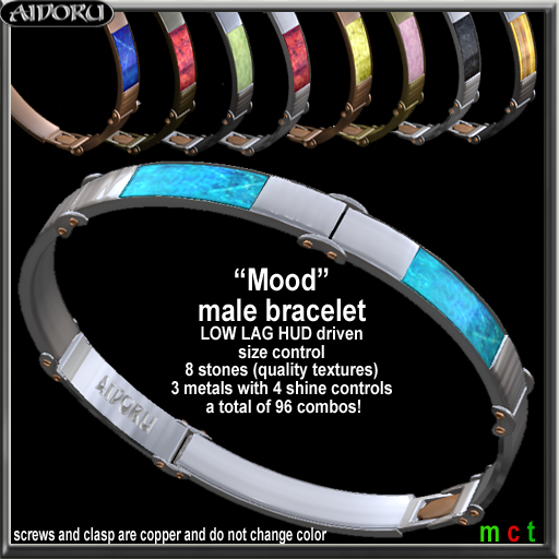AIDORU mood male bracelet HUD driven with showbox