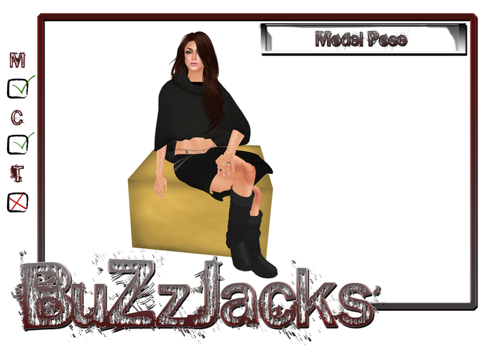 *BuZzJacks* Model 4 Pose, Static