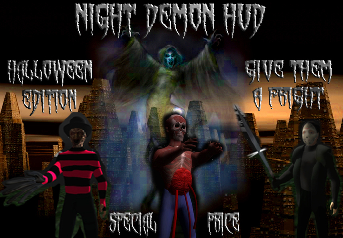 NIGHT DEMON HUD - HALLOWEEN - MAGIC HUD