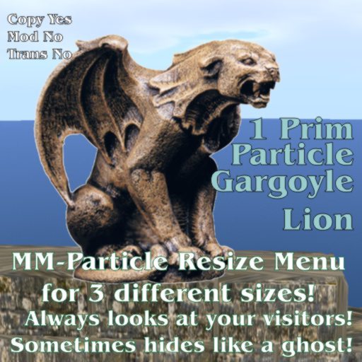 ParticleStatue Gargoyle Mystic Lion1-9 Boxed