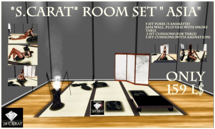 *S.Carat* Room Set "Asia" -50 %