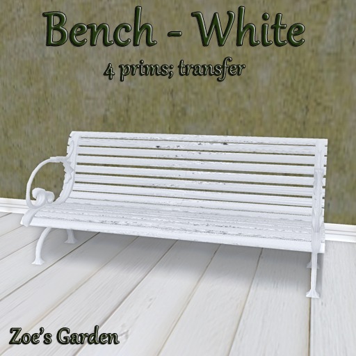 *ZG* Bench - White