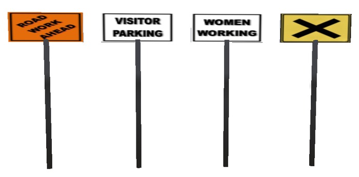 Traffic Sign Series 5 - Three Dimensional