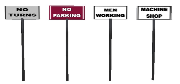 Traffic Sign Series 2 - Three Dimensional