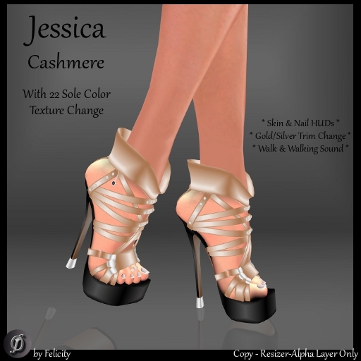 *Felicity* Jessica Stilettos - Cashmere High Heels Shoes with Color Change Sole Sculpted Shoe (22 Texture Options)