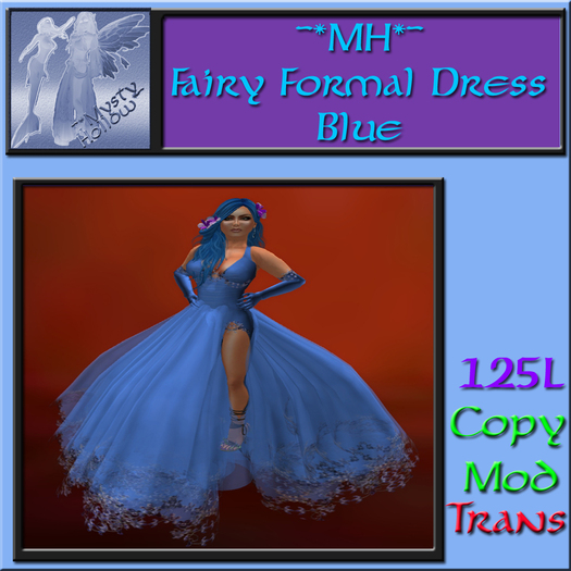 ~*MH*~ Fairy Formal Dress Blue