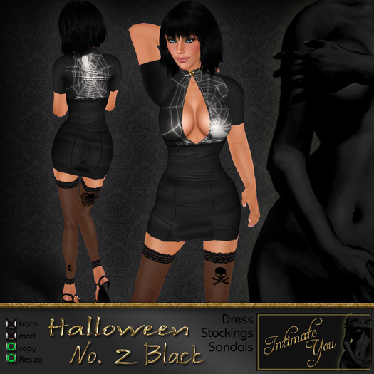 Intimate You - Halloween No 2 Black