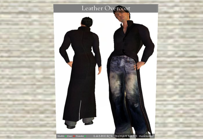 Leather Overcoat
