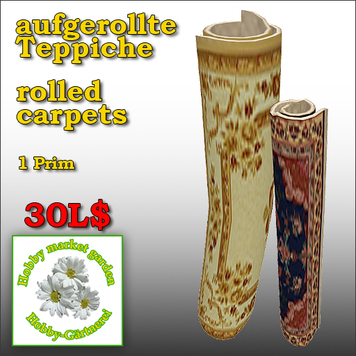 rolled carpets