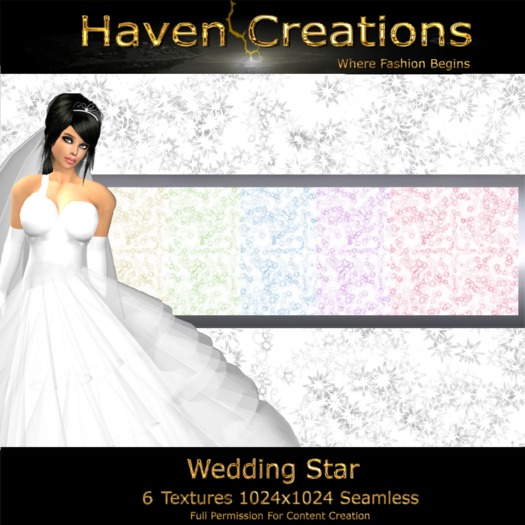 *HC* Textures Wedding Star