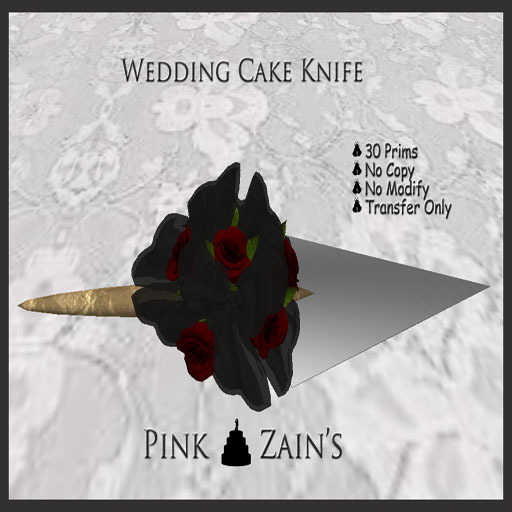 Wedding Cake Knife - Goth [Box]