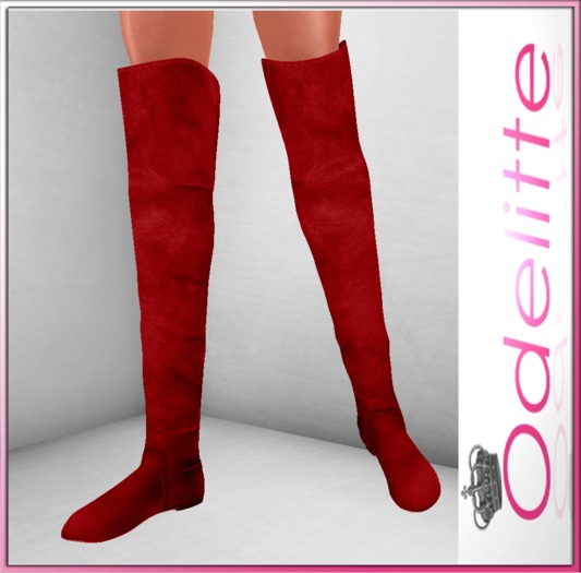Odelitte Freya Boots Red