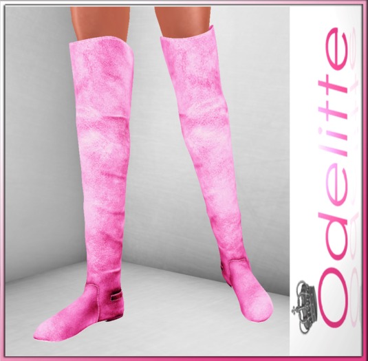 Odelitte Freya Boots Pink