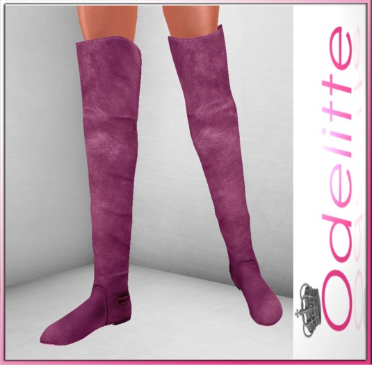 Odelitte Freya Boots Plum