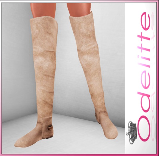 Odelitte Freya Boots Cream