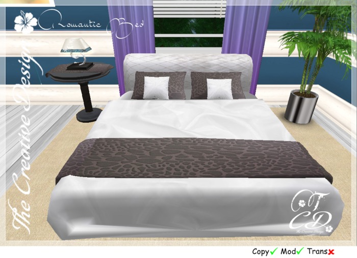 TCD Romantic Bed  +animation