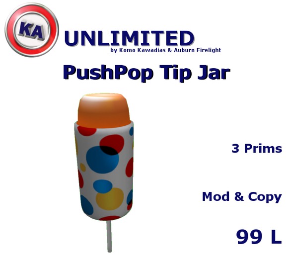 KA PushPop Tip Jar