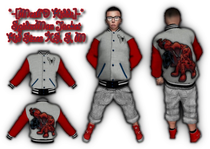 *-[Mesh'D Kidds]-* SpiderGuy Jacket