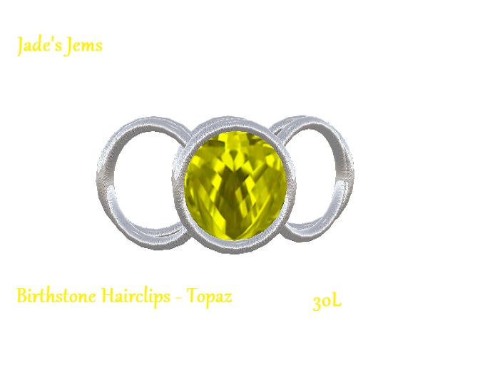 Topaz Hair Clip