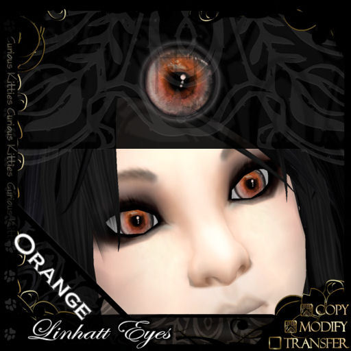 =^.^= Curious Kitties - Linhatt Eyes - Orange