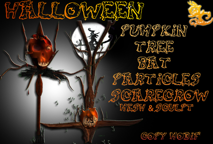 Scarecrow-Tree-Pumpkin *** Mesh***