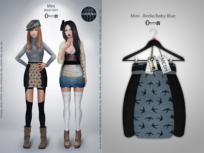The Secret Store - Mini - Birdie/Baby Blue 
