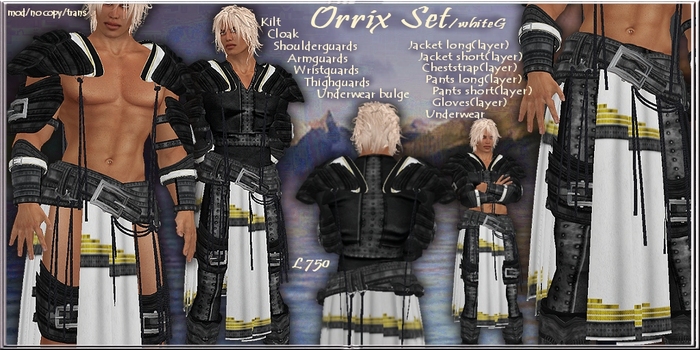 FM Set Orrix /white_gold