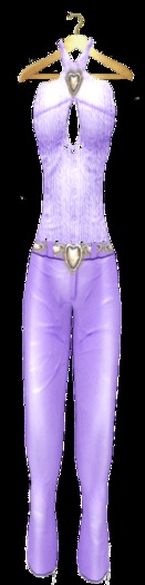 GSC Kitty Knit Lilac Capri Set
