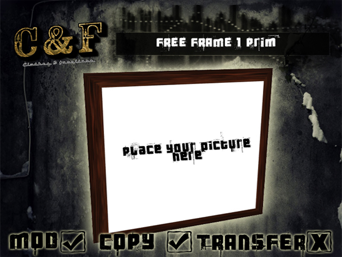 Free Frame 1Prim-C&F