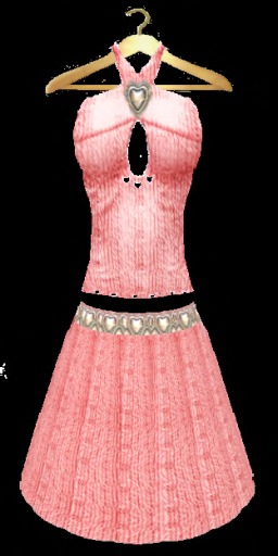 GSC Kitty Knit Rose Dress