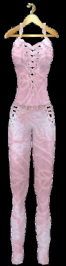 GSC Laced Up Pink Pant Set