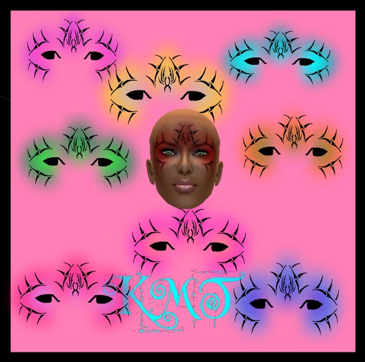 .:::K,M,T:::.Make-Up Mask Set Web Warrior Full Perm 