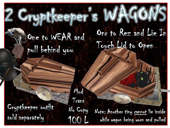 Tiny Cryptkeeper Wagons