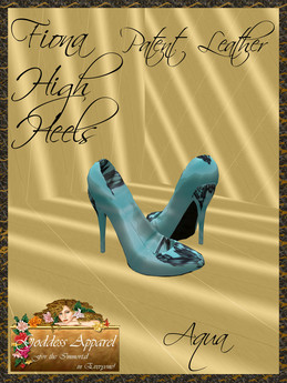 Second Life Marketplace - *Goddess* Fiona Heels Aqua
