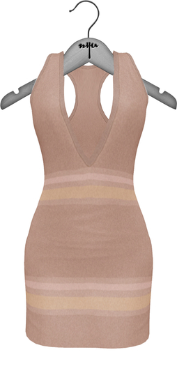 NYU - Razorback Dress, Short, Salmon