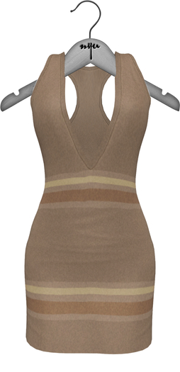 NYU - Razorback Dress, Short, Brown