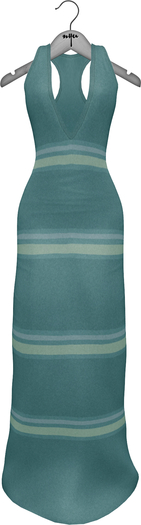 NYU - Razorback Dress, Long, Teal