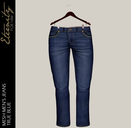 .::J&K::. Mesh Men's Jeans - True Blue